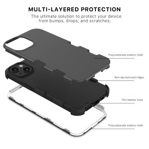 MyBat Pro TUFF Series Case for Apple iPhone 13 (6.1) - Black