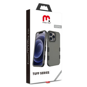 MyBat Pro TUFF Series Case for Apple iPhone 13 (6.1) - Rubberized Copper Grey / Black