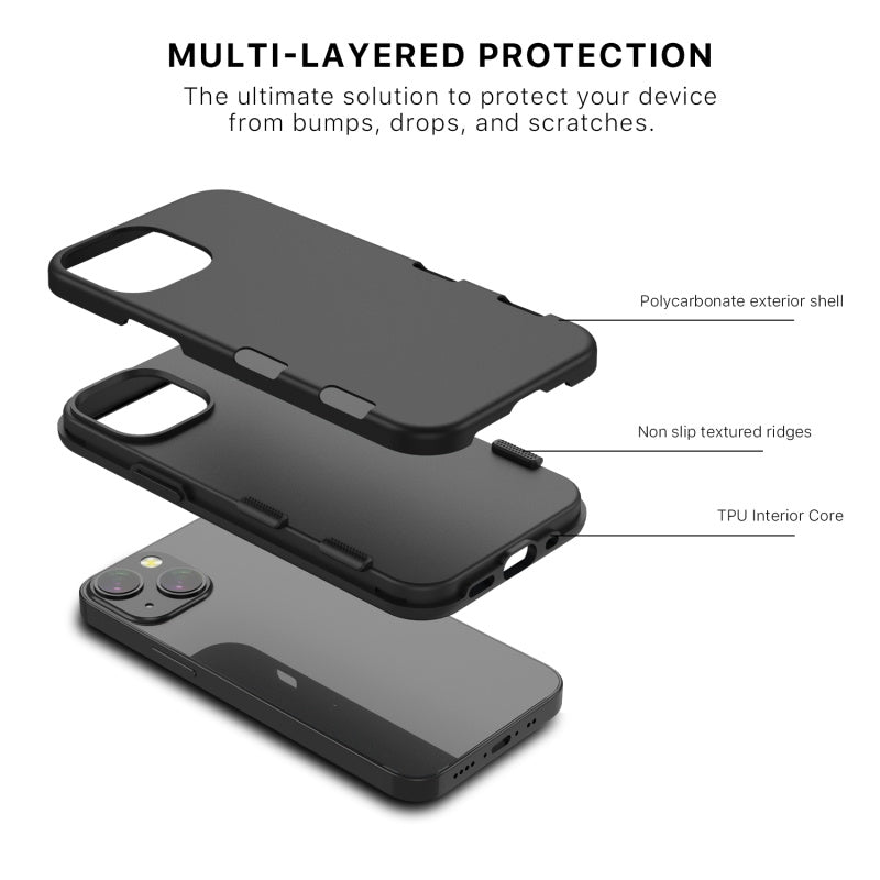 MyBat Pro TUFF Subs Series Case for Apple iPhone 13 (6.1) - Black