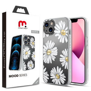 MyBat Pro Mood Series Case (with Diamonds) for Apple iPhone 13 (6.1) - Happy