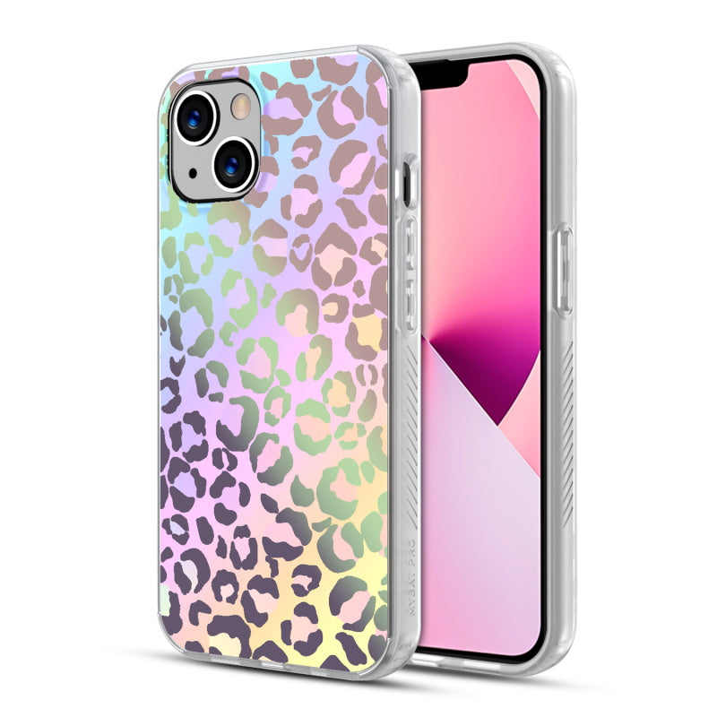 MyBat Pro Mood Series Case for Apple iPhone 13 (6.1) - Holographic Leopard