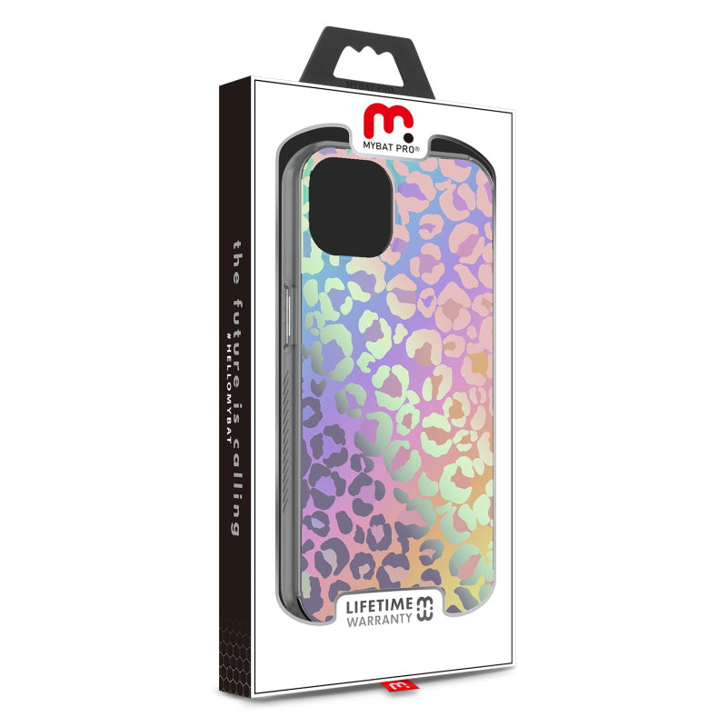 MyBat Pro Mood Series Case for Apple iPhone 13 (6.1) - Holographic Leopard