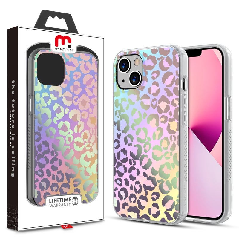 MyBat Pro Mood Series Case for Apple iPhone 13 (6.1) - Holographic Leopard