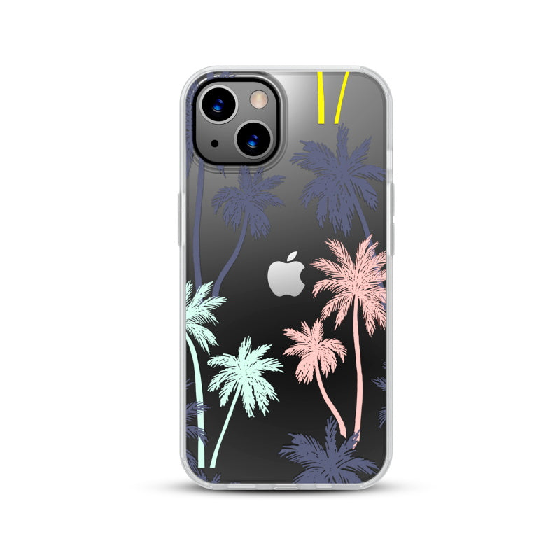 MyBat Pro Mood Series Case for Apple iPhone 13 (6.1) - Pastel Palms