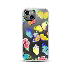 MyBat Pro Mood Series Case for Apple iPhone 13 (6.1) - Neon Butterflies