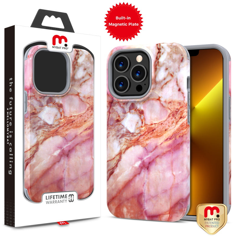 MyBat Pro Fuse Series Case with Magnet for Apple iPhone 13 Pro (6.1) - Regal Marble