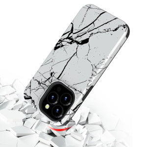 MyBat Pro Fuse Series Case with Magnet for Apple iPhone 13 Pro (6.1) - Cracked Marble