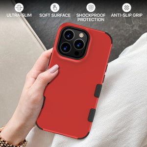 MyBat Pro TUFF Series Case for Apple iPhone 13 Pro (6.1) - Red