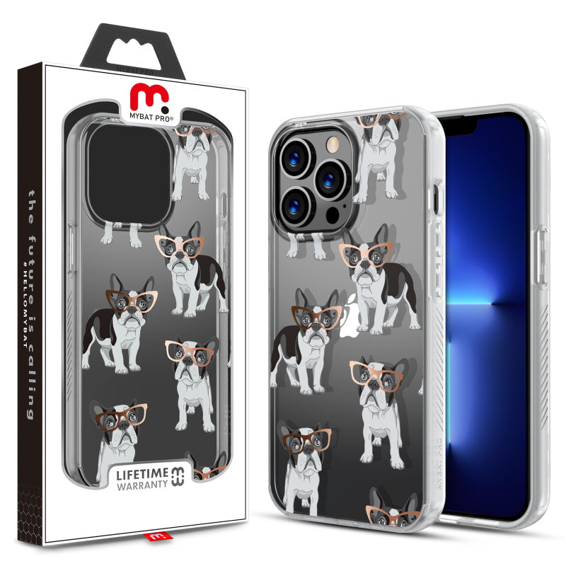 MyBat Pro Mood Series Case for Apple iPhone 13 Pro Max (6.7) - Chic Frenchie