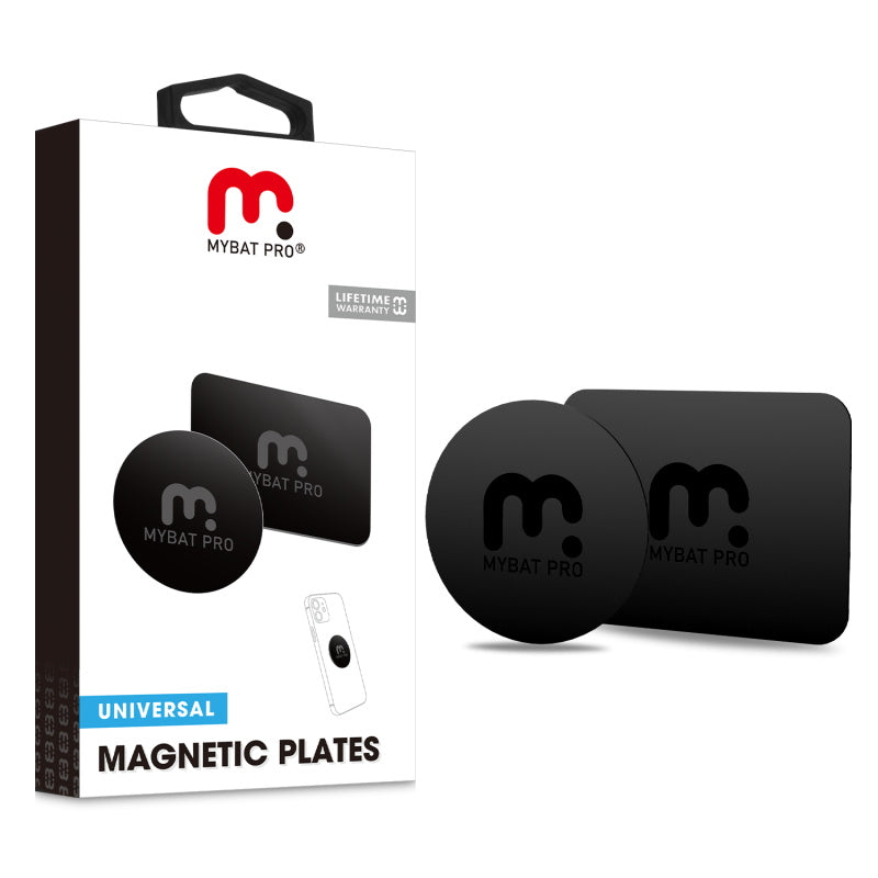 MyBat Pro UNIVERSAL MAGNETIC PLATES (2-pack) - Black