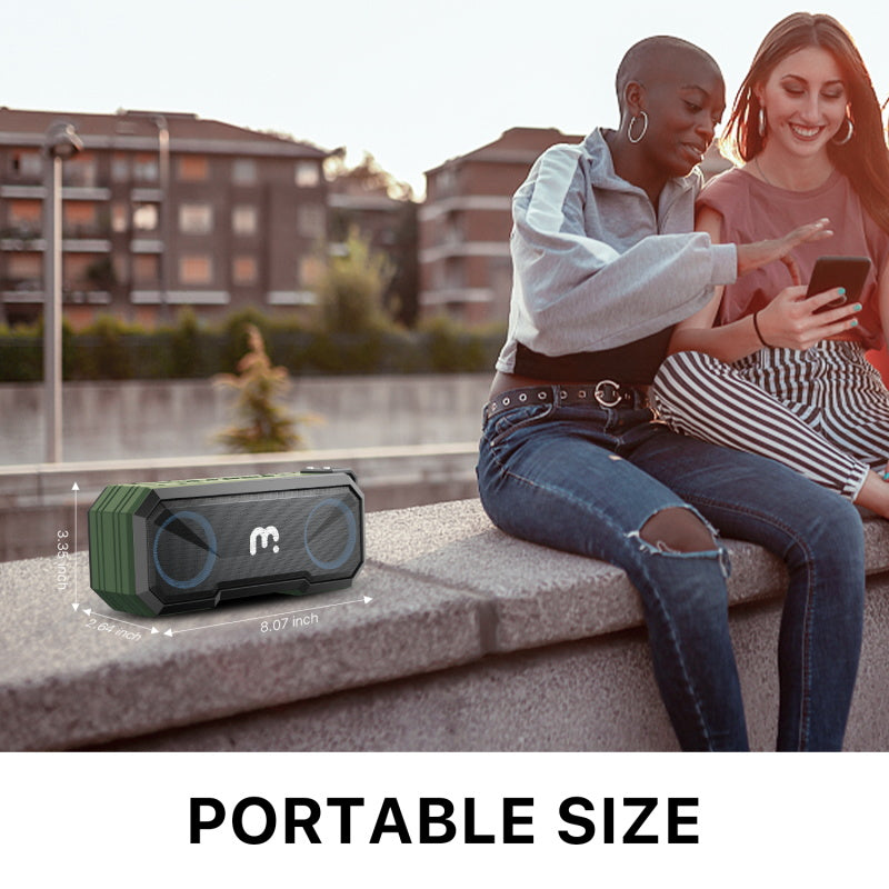 MyBat Pro Outback Waterproof Bluetooth Speaker - Army Green