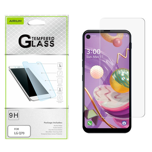 Airium Tempered Glass Screen Protector (2.5D) for LG Q70 - Clear