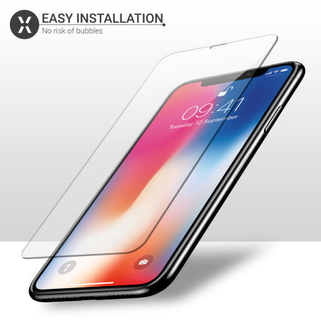 Premium 2.5D 0.33mm Tempered Glass Clear Screen Protector for iPhone X/XS/11 Pro