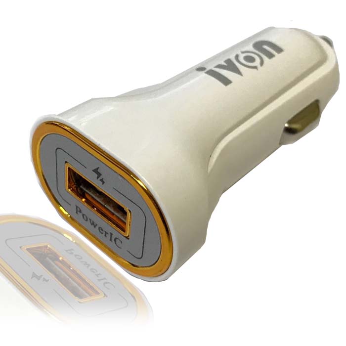 iVON 24W Fast Car Charger QC 3.0 Intelligent matching current