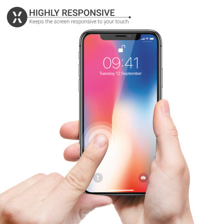 Premium 2.5D 0.33mm Tempered Glass Clear Screen Protector for iPhone X/XS/11 Pro