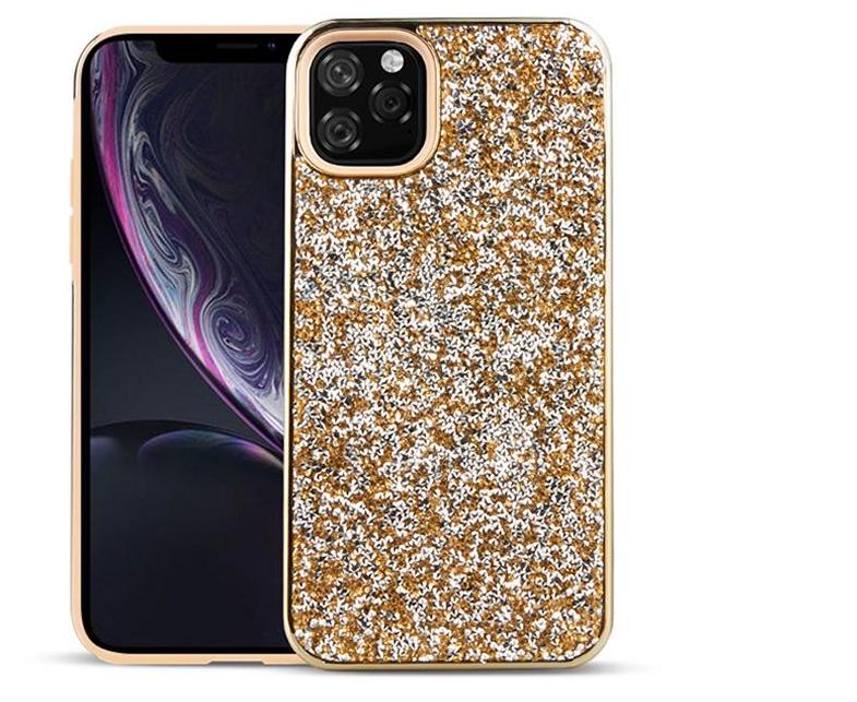 Deluxe Diamond Bling Glitter Case For iPhone X/XS - Gold