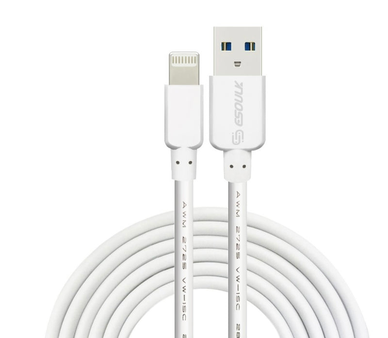 EC30P-IP-WH Esoulk 5ft Faster Speed Charging Cable For IOS-White