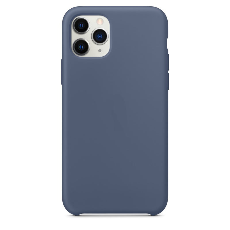 Soft Silicone Gel Skin Cover Case For iPhone 12/12 Pro (6.1") - Indigo